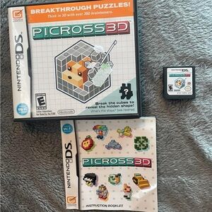 Nintendo Picross 3D Game for Nintendo DS - Black